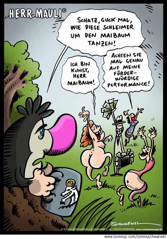 Cartoon: Herr Mauli Kulturförderung 1