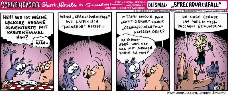 Comic: Schweinevogel Sprechdurchfall 1