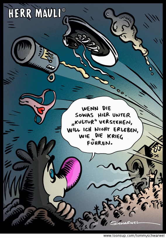 Cartoon: Herr Mauli Kultur 1