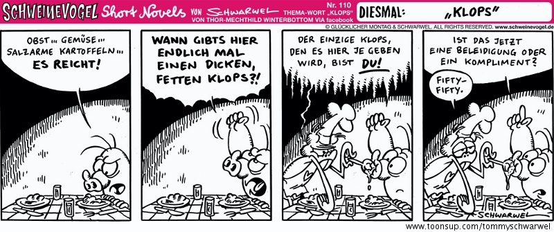 Comic: Schweinevogel Klops 1