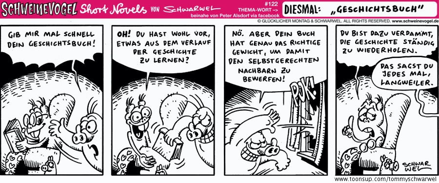 Comic: Schweinevogel Geschichtsbuch 1