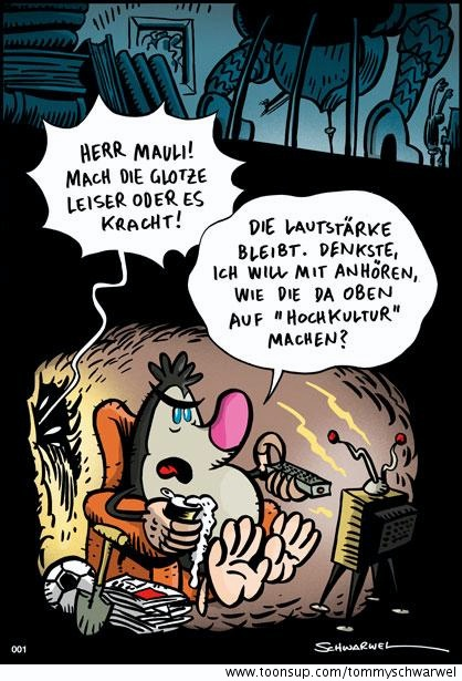 Cartoon: Herr Mauli Hochkultur 1