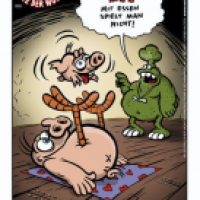 Schweinevogel Training