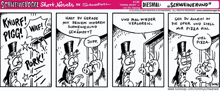 Comic: Schweinevogel Schweinehund 1