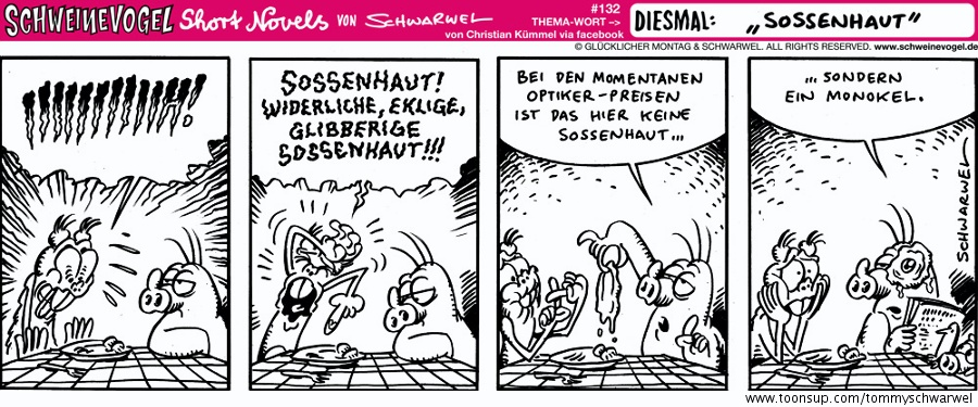 Comic: Schweinevogel Sossenhaut 1