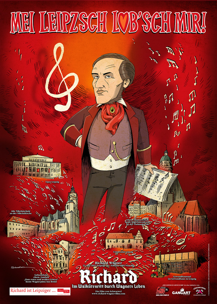 Picture Puzzle: MEI LEIPZSCH LOB`SCH MIR: RICHARD WAGNER 1