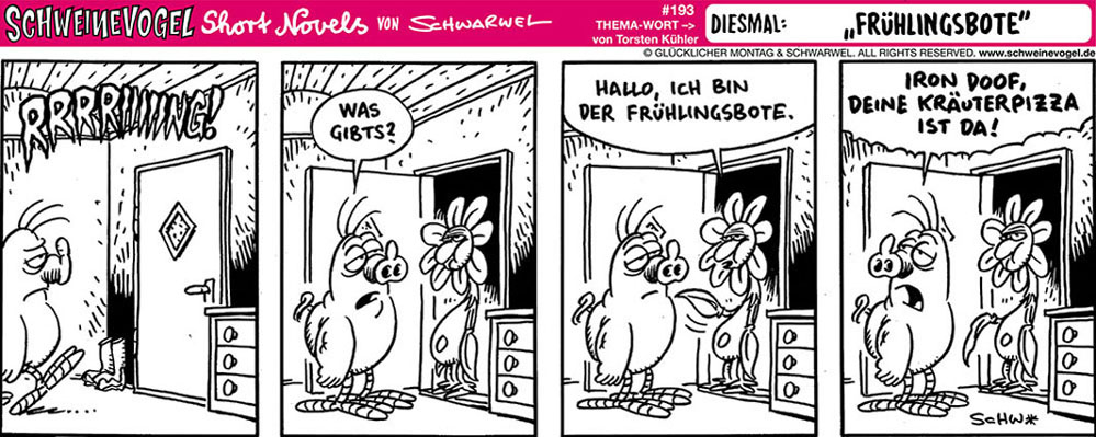 Comic: Schweinevogel Frühlingsbote 1