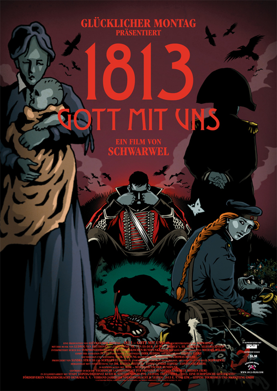 Illustration: Filmposter 1813  Gott mit uns 1