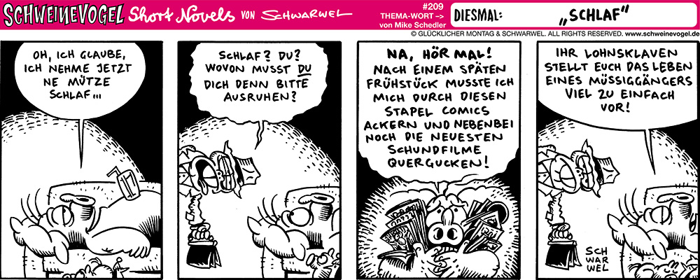 Comic: Schweinevogel Schlaf 1
