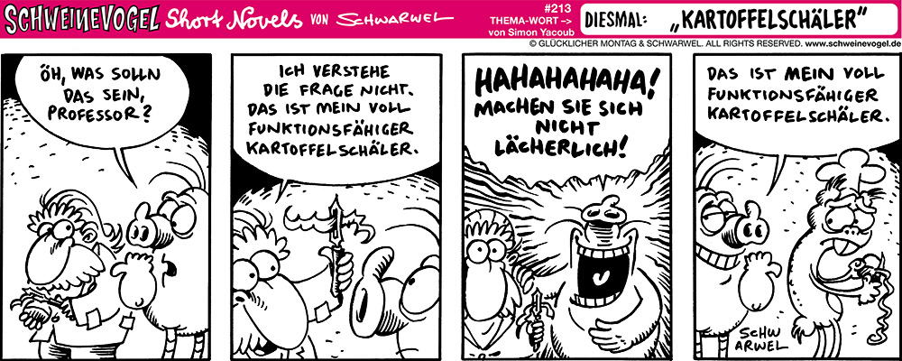 Comic: Schweinevogel Kartoffelschäler 1