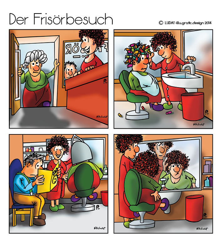 Comic: Mops und Möpschen, Der alltägliche Wahnsinn 4