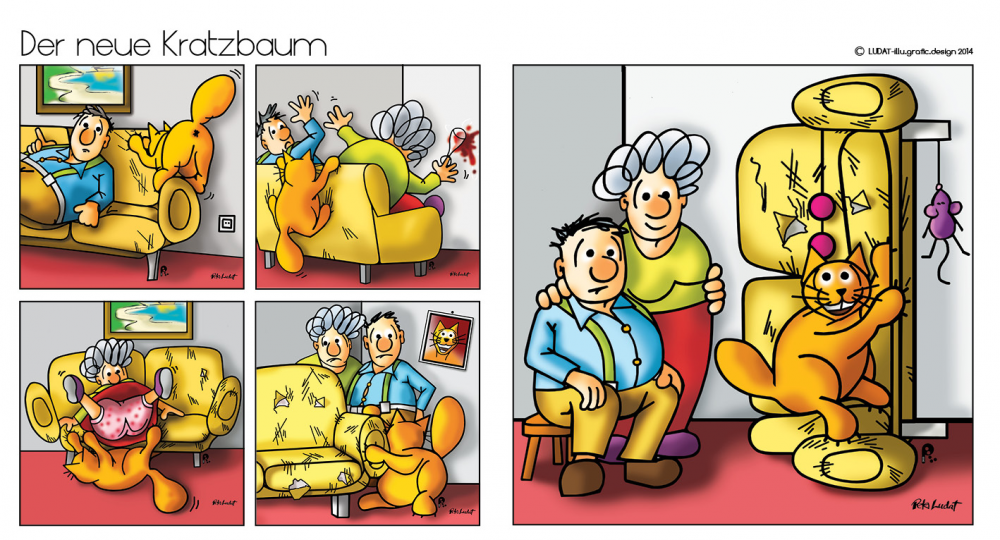 Comic: Der neue Kratzbaum 1