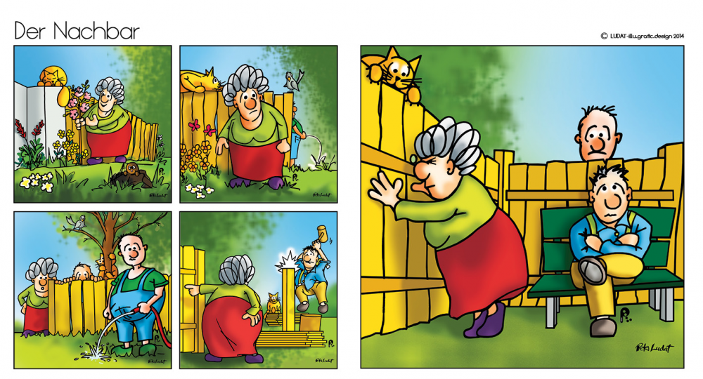 Comic: Der schreckliche Nachbar 1
