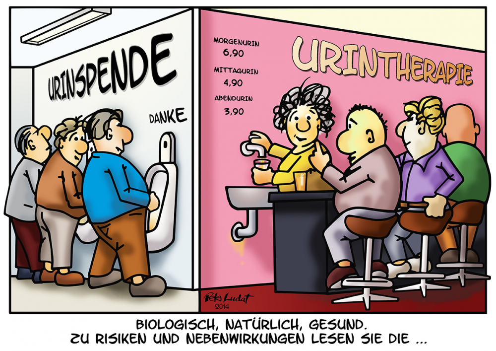 Cartoon: Urintherapie 1