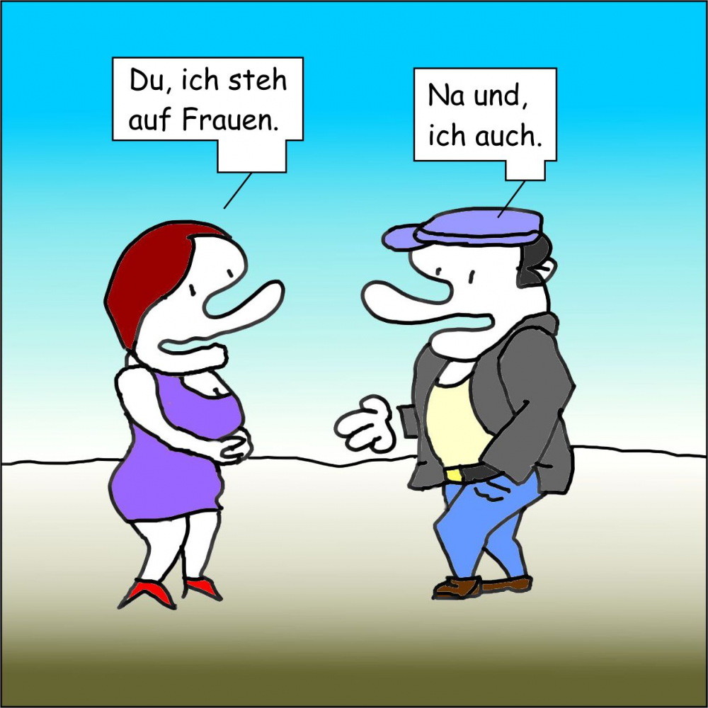Cartoon: du und ich 1