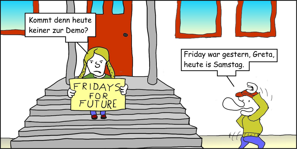 Cartoon: Greta 1