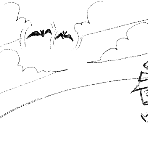 Animation: Entwurf für den Mauseflug 1