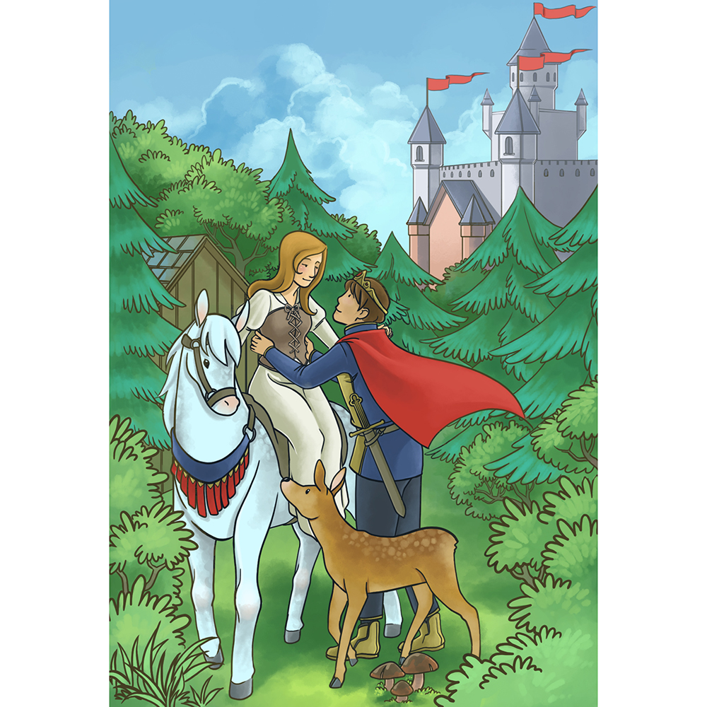 Illustration: Brüderchen und Schwesterchen 1