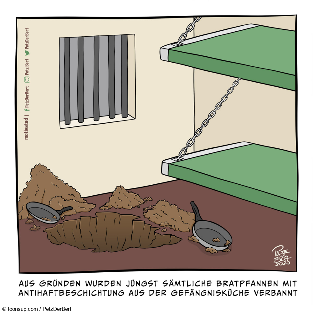 Cartoon: Antihaftbeschichtung 1