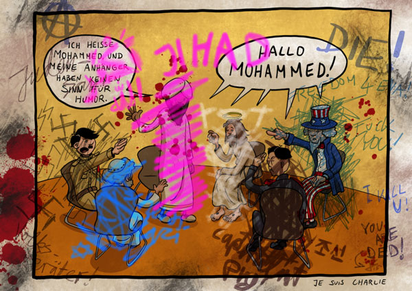 Cartoon: Humorlos 1