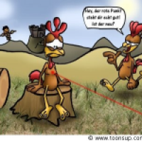 Moorhuhn Comic