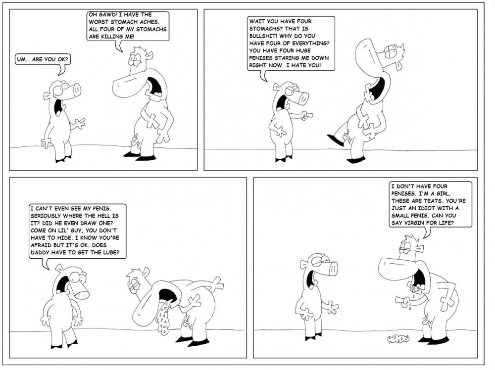 Cartoon: 4 wangs 1