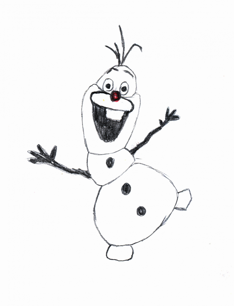 Concept Art / Character Design: Olaf aus Frozen 1