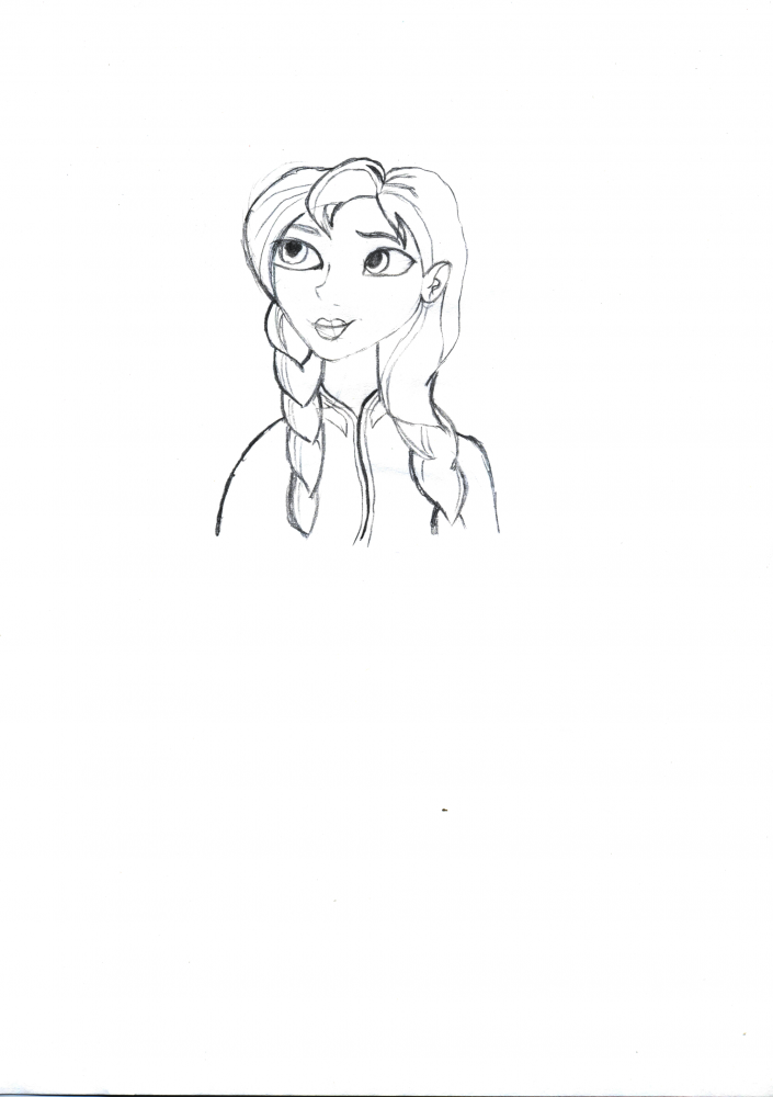 Concept Art / Character Design: Anna aus Frozen 1