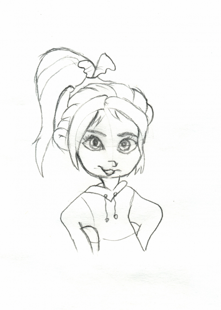 Concept Art / Character Design: Vanellope von Schweetz aus Wreck-It Ralph 1