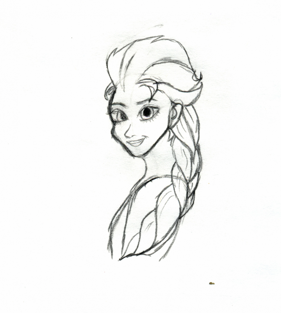 Concept Art / Character Design: Elsa aus Frozen 1