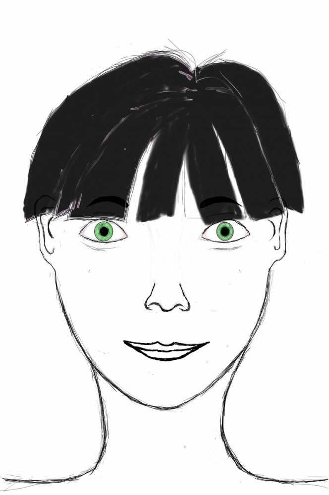 Concept Art / Character Design: ein Gesicht mit Sketchbook 3
