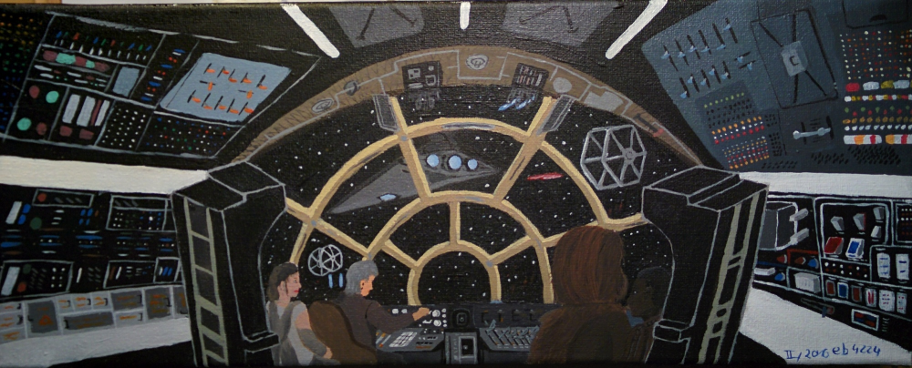 Illustration: Millenium Falcon Fanart (fertig) 1