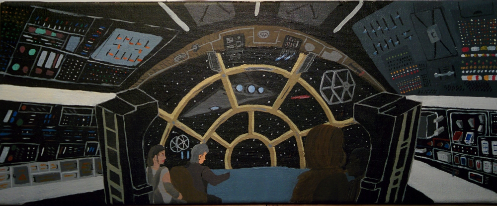 Illustration: Millenium Falcon Fanart (fertig) 2