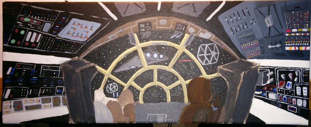 Illustration: Millenium Falcon Fanart (fertig) 4