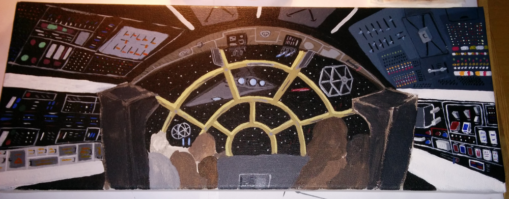 Illustration: Millenium Falcon Fanart (fertig) 5