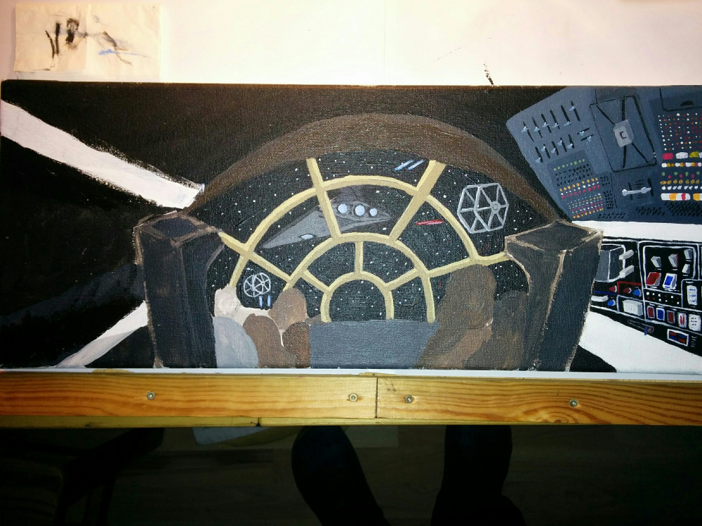 Illustration: Millenium Falcon Fanart (fertig) 6