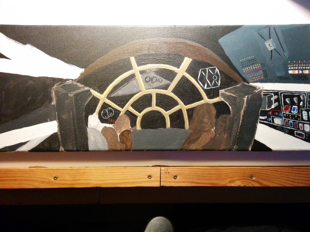 Illustration: Millenium Falcon Fanart (fertig) 7