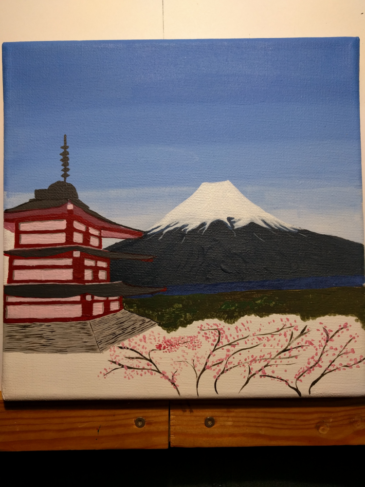 Illustration: Kanji#001 - Fujisan (in Arbeit) 3