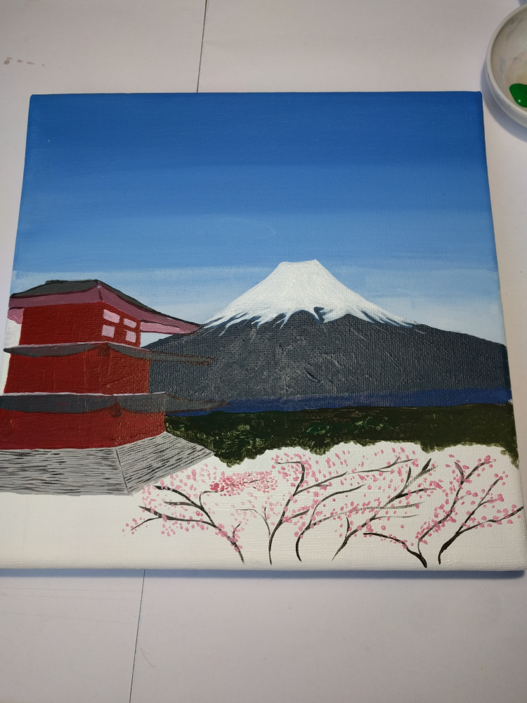 Illustration: Kanji#001 - Fujisan (in Arbeit) 4