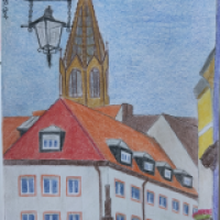 Freiburger Stadtansicht