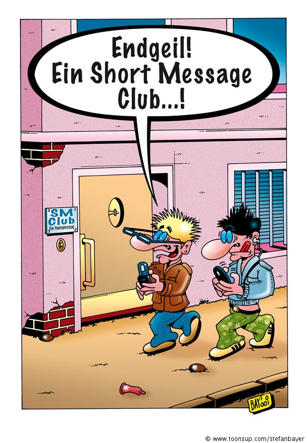 Cartoon: Cartoon von Stefan Bayer: Handykids 1