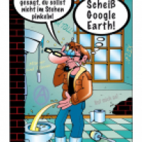 Cartoon von Stefan Bayer: Überwachung 2.0