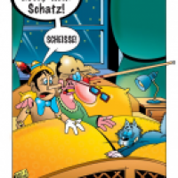 Cartoon von Stefan Bayer: Pinocchio 1