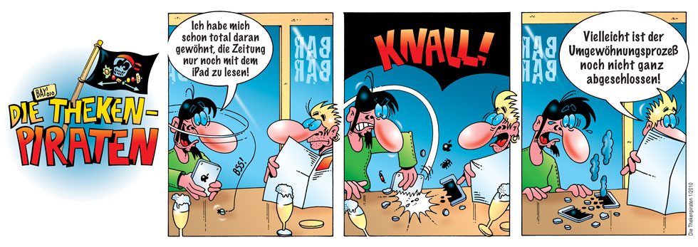 Comic: Comic von Stefan Bayer: Die Thekenpiraten 01 1