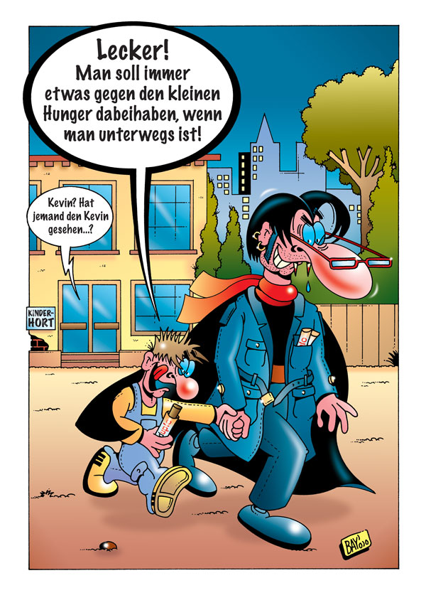 Cartoon: Cartoon von Stefan Bayer: Der kleine Hunger 1