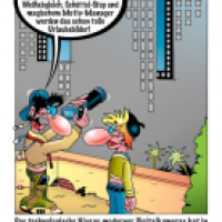 Cartoon von Stefan Bayer: Die moderne Digitalkamera