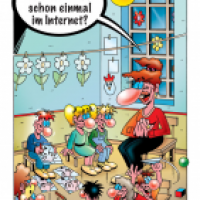 Cartoon von Stefan Bayer: Internet
