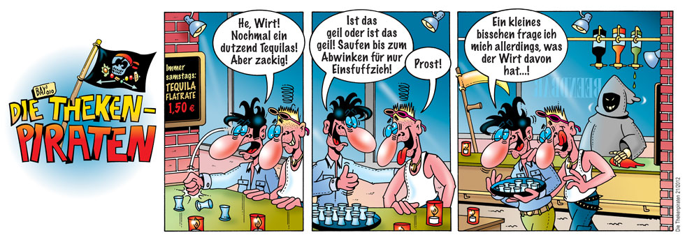 Comic: Comic von Stefan Bayer: Die Thekenpiraten 21 1