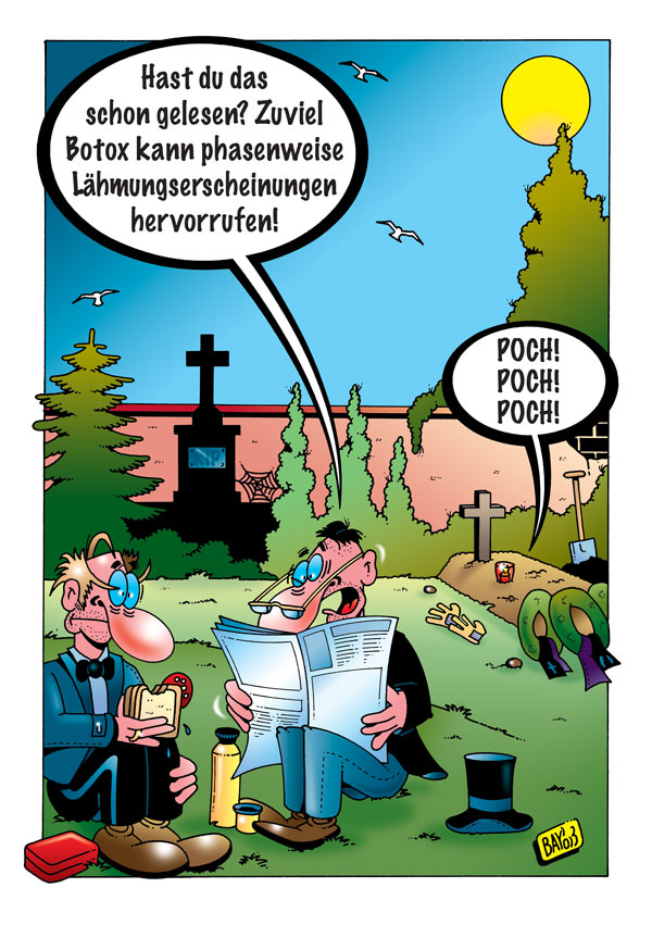 Cartoon: Cartoon von Stefan Bayer: Botox 1