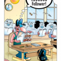Cartoon von Stefan Bayer: Follower